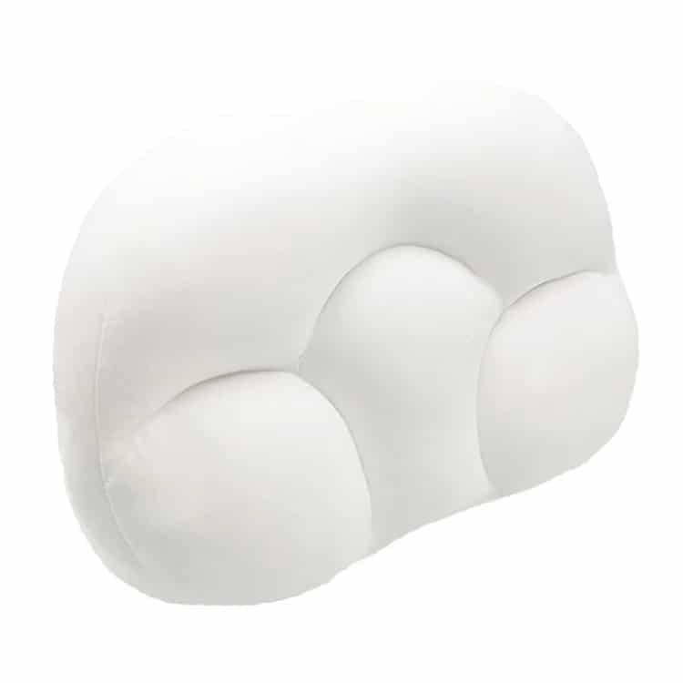 Oreiller Anti Ronflement Ergonomique avec Micro-billes en Coton sur fond blanc