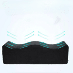 Oreiller Anti Ronflement Ergonomique et Noir à Mémoire de Forme