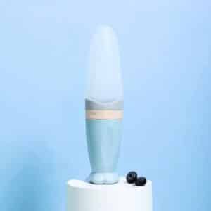 Cuillère Ergonomique Bébé de Style Biberon en Silicone