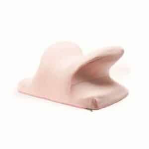 Oreiller Anti Ronflement Rose pour Sieste en Coton
