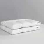 Lot de Deux Oreillers Anti Ronflement Ergonomiques en Coton et Microfibre