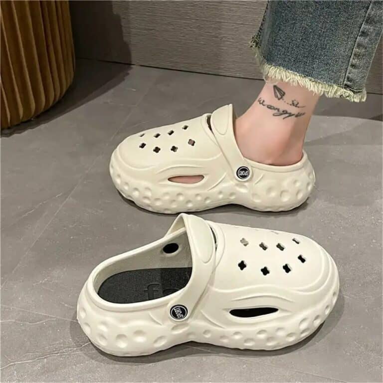 Chaussons Nuages Chat Mignon Femme Homme - Claquettes Semelle Épaisse EVA Confortables Plage Piscine Été