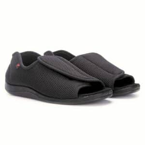 Chaussons Femme Semelle Ergonomique Noirs Souples et Confortables