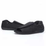 Chaussons Femme Semelle Ergonomique Noires Souples et Confortables