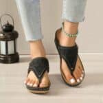 Tong Femme Semelle Ergonomique Souple et Antidérapante