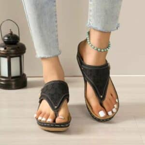 Tong Femme Semelle Ergonomique Souple et Antidérapante