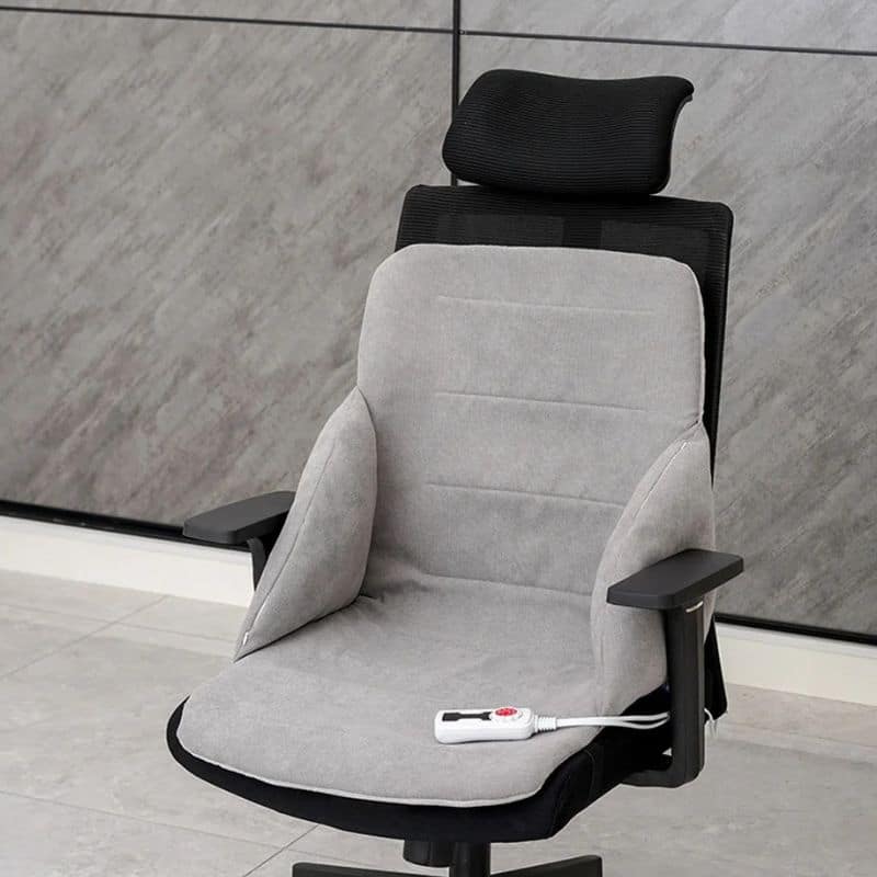 Coussin ergonomique chauffant pour le dos
