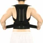 Correcteur de Posture Noir Confortable et Respirant