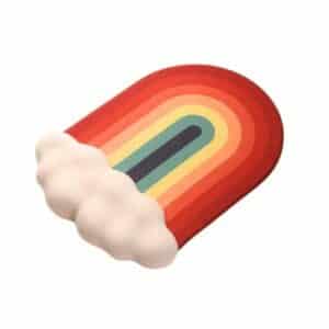 Tapis de Souris Ergonomique Coloré et Confortable à Mémoire de Forme