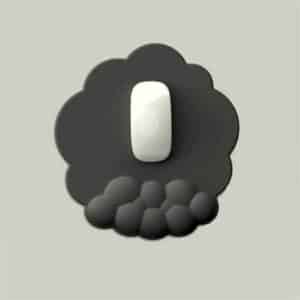 Tapis de Souris Ergonomique Souple en Forme de Nuage