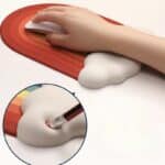 Tapis de Souris Ergonomique Coloré et Confortable à Mémoire de Forme