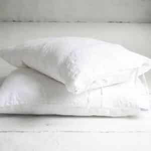 Housse de Coussin Ergonomique Douce et Élégante en Coton