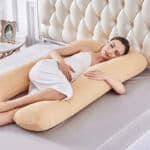 Oreiller de Grossesse Gonflable Doux et Confortable