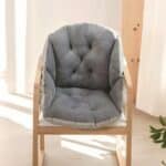 Coussin d’Assise Ergo Gris Épais et Confortable