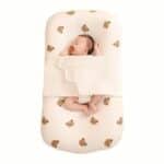 Matelas Ergonomique Bébé Confortable avec Imprimé Ourson