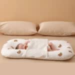 Matelas Ergonomique Bébé Confortable avec Imprimé Ourson
