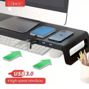 rehausseur ecran bureau avec usb