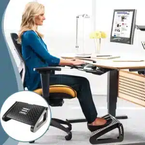 Repose-pieds ergonomique sous le bureau, tabouret avec rouleaux de Massage, repose-jambes de bureau, soulagement de la douleur pour le travail au bureau et à domicile