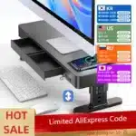 bureau avec rehausseur ecran