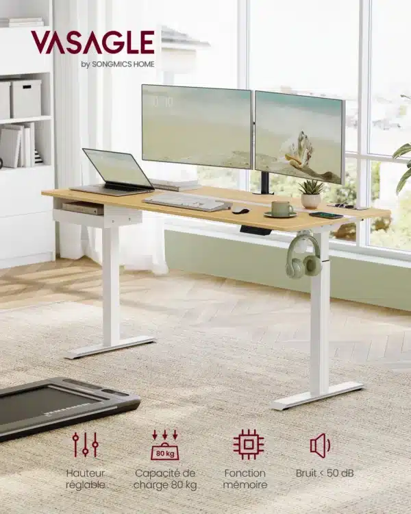 Bureau assis debout electrique