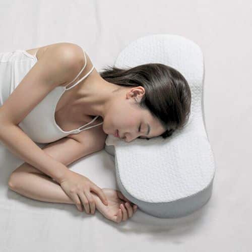 Comment choisir son oreiller ergonomique cervical : guide complet Oreiller orthopédique santé des cervicales - Bleu foncé